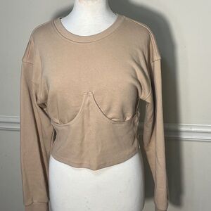 Forever 21 Tan Sweatshirt